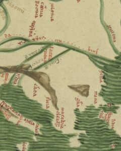 Fragment din mapa mundi 1320
