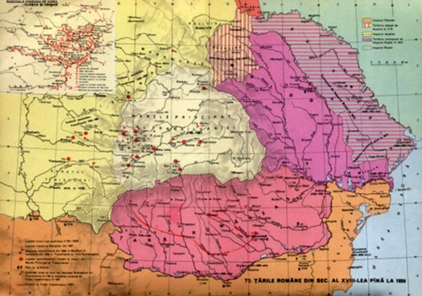 Țarile Române în secolul XVIII