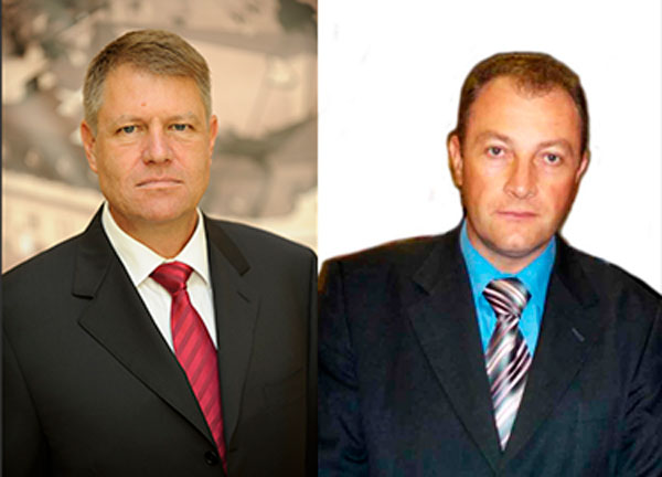 domnul Klaus Iohannis, președintele României  și Dr. Dorinel Stan, președintele Românilor Independenți din Serbia